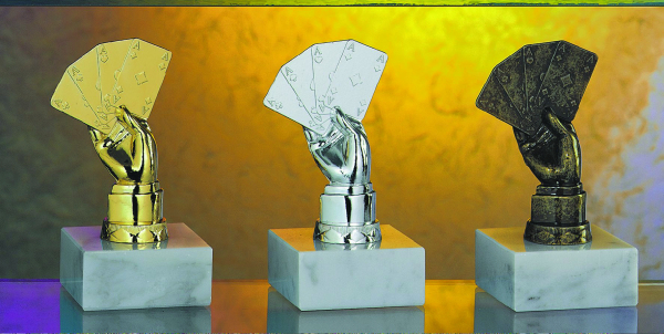 Metallfigur Skat